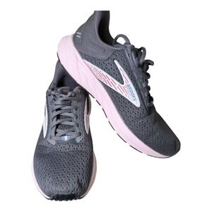 Brooks Anthem 6 Running Shoes Grey Pink Mesh Athletic Sneakers Women's 7.5
